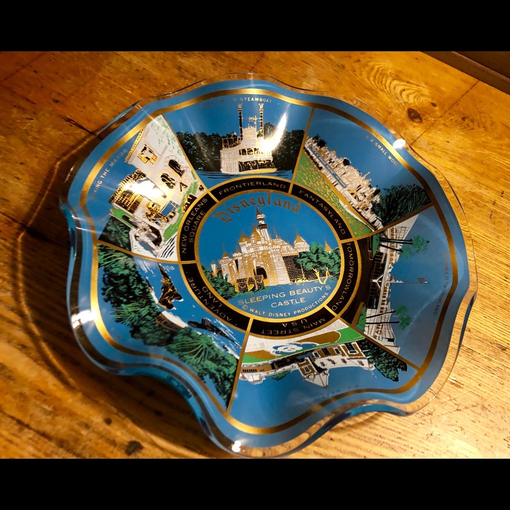 60s/70s Vintage Disneyland Candy Dish Memorabilia